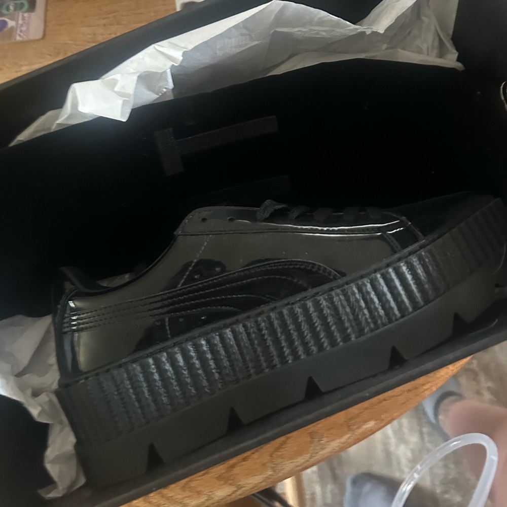 Fenty Puma Pointy Patent Platform Creepers - Picture 5 of 10